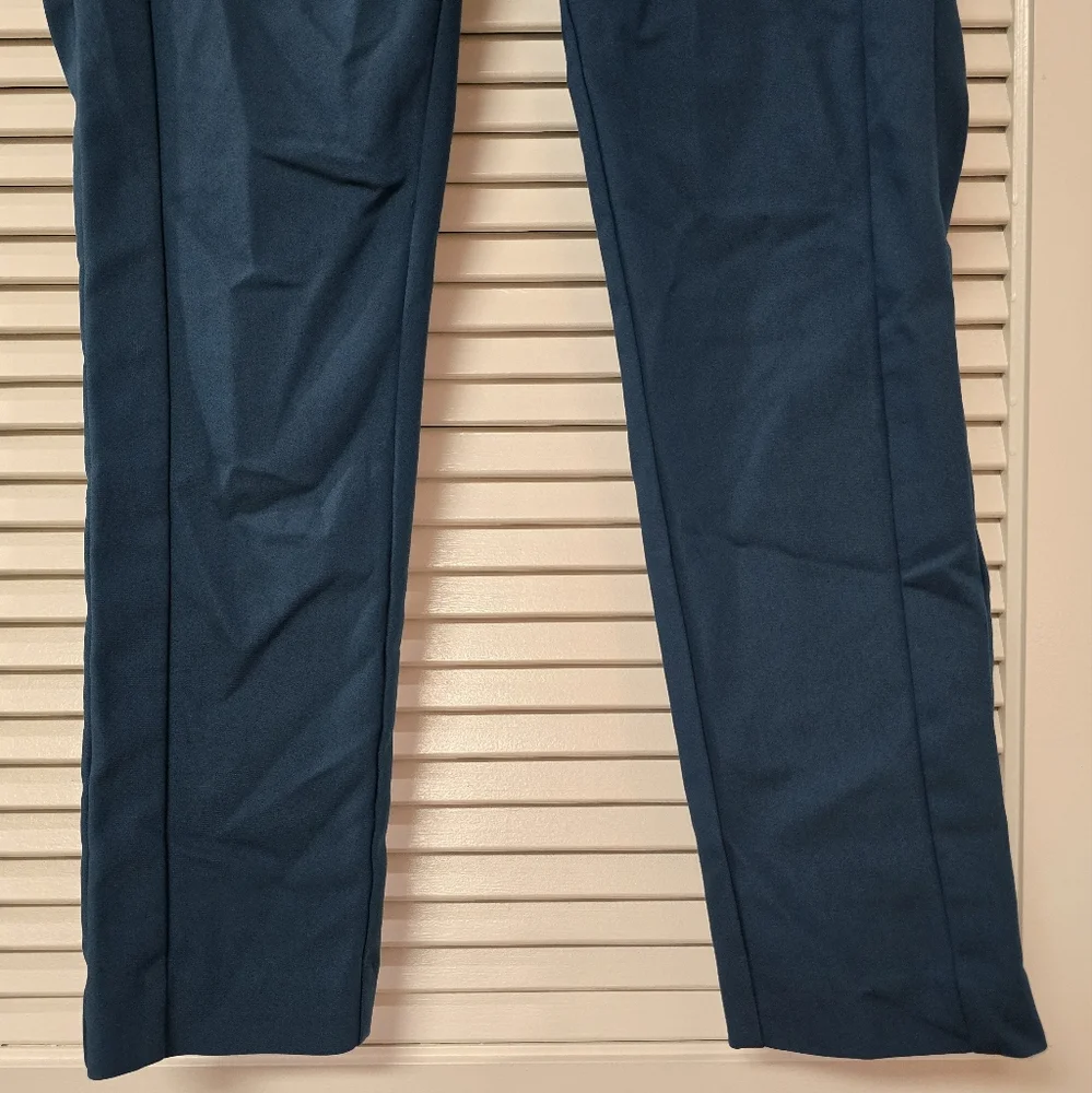LOFT Ann Taylor - Dark Teal High-Waist Skinny Business Office Pants W Pockets - Picture 4 of 7